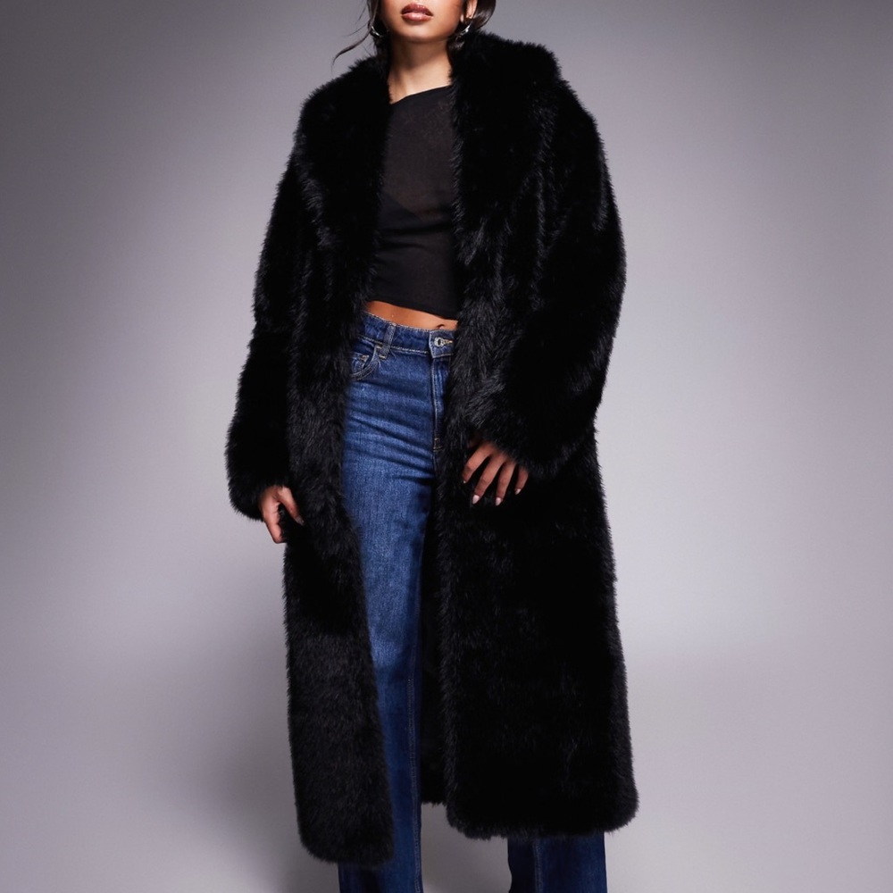 Faux Fur Maxi Coat